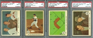 1959 Fleer Ted Williams PSA MINT 9 Collection (4)    